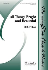 All Things Bright and Beautiful SATB choral sheet music cover Thumbnail